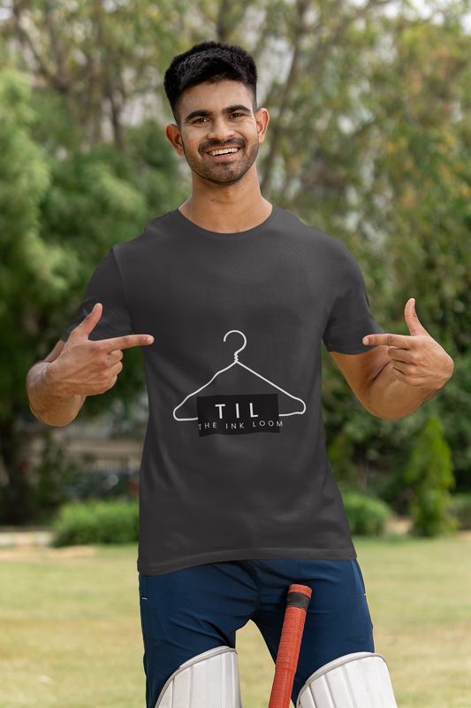 Black The InkLoom Official Logo T-Shirt